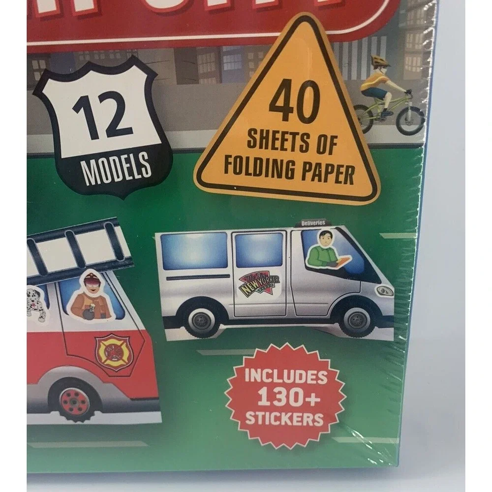 Tuttle Origami City Kit‎ Joel Stern 12 Models 40 Sheets Stickers Map New Sealed
